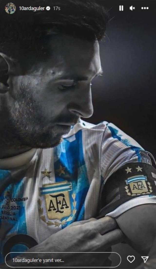 Arda Güler tarafını belli etti: Messi paylaşımı sosyal medyayı salladı! - Resim: 2