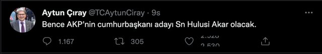 Aytun Çıray AK Parti'nin cumhurbaşkanı adayını açıkladı! 'Erdoğan değil' iddiası bomba - Resim: 0