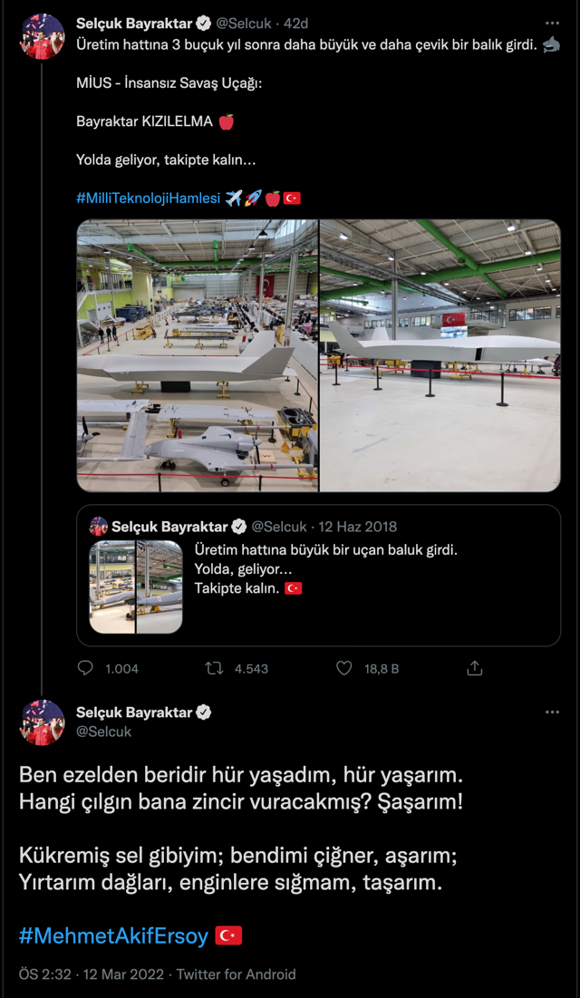 Selçuk Bayraktar üretim bandından paylaştı! İşte Türkiye'nin insansız savaş uçağı: Bayraktar Kızılelma - Resim: 1