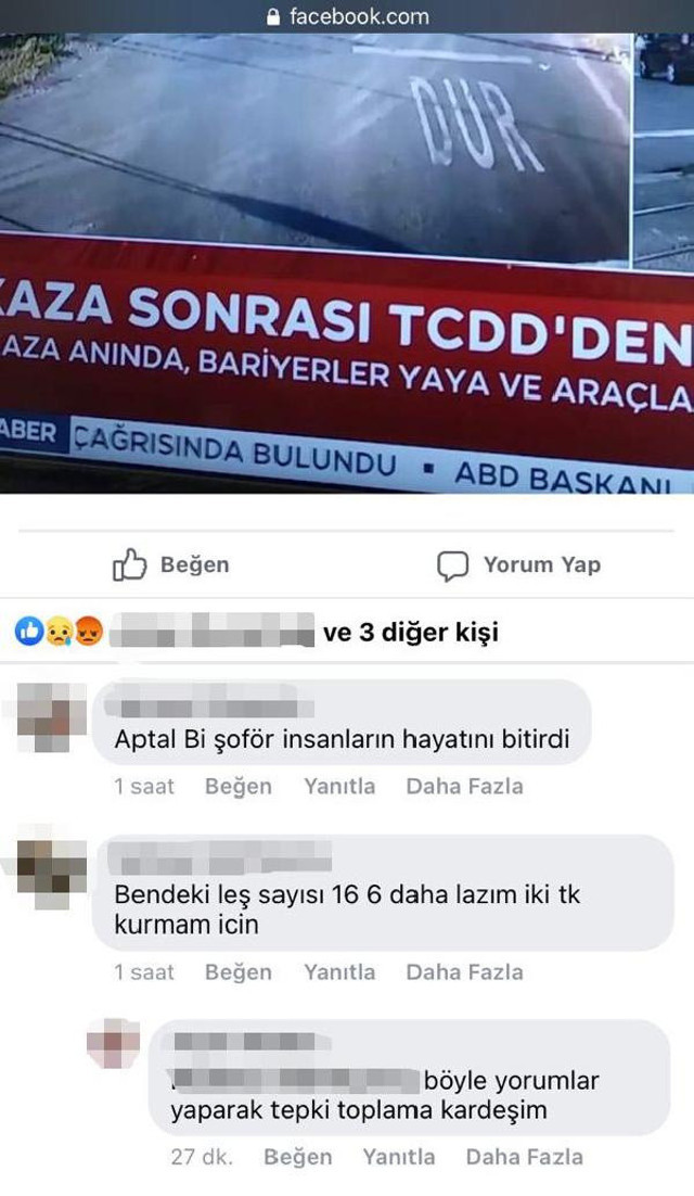 Makinistten tepki çeken sözler: 'Bendeki leş sayısı 16' TCRDD'den açıklama geldi - Resim: 1