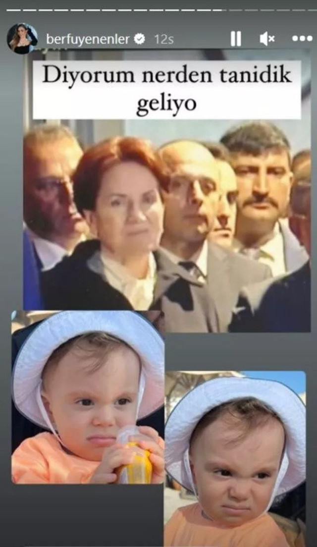Berfu Yenenler'in Meral Akşener paylaşımı sosyal medyayı salladı: Öyle bir ti'ye aldı ki! - Resim: 0