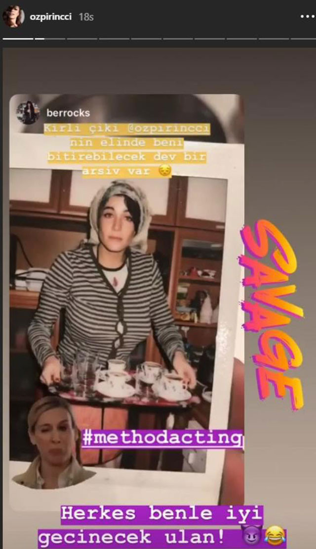 Berrak Tüzünataç'tan olay paylaşım! "Elinde beni bitirecek arşiv var" - Resim: 3