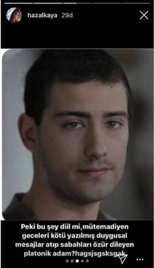 Hazal Kaya ve Burak Deniz atışması Instagram'a damga vurdu! Olay pozlar - Resim: 3