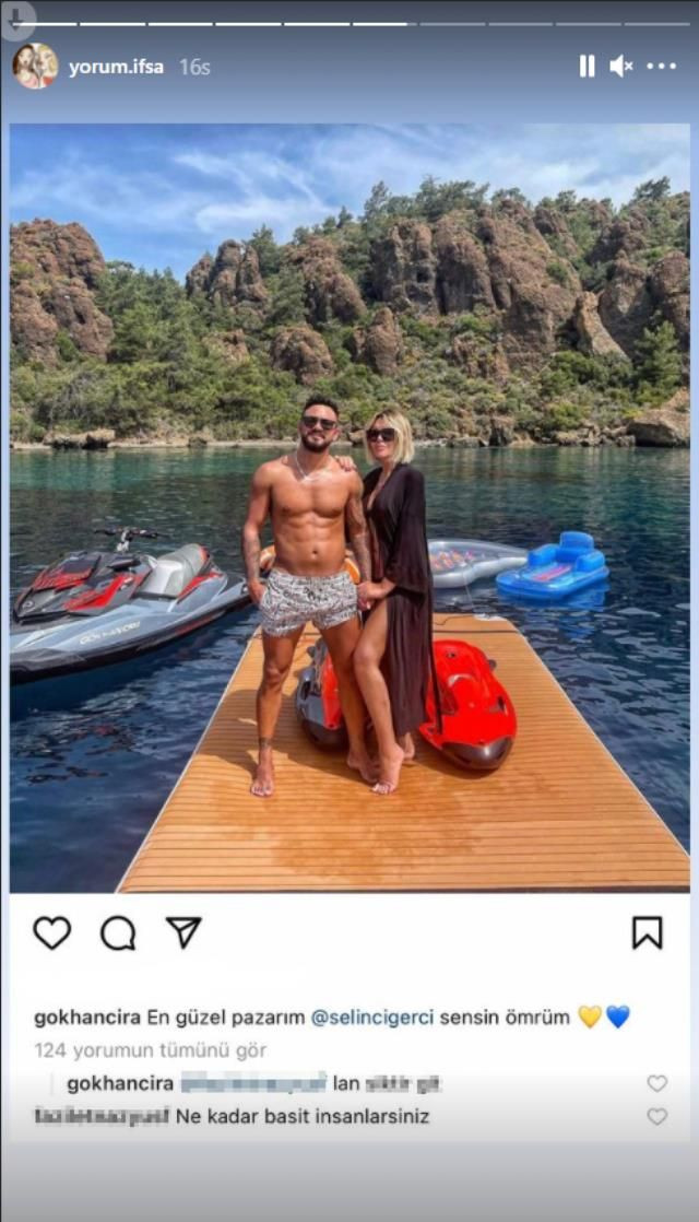 Selin Ciğerci ile pozuna gelen yorumla Gökhan Çıra çıldırdı ağzını bozdu - Resim: 4