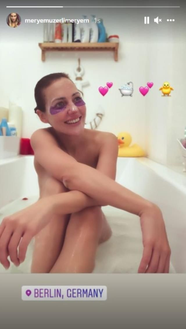 Meryem Uzerli küvette çırılçıplak fotoğrafıyla sosyal medyayı salladı - Resim: 2