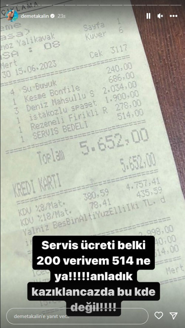 Demet Akalın'dan hesap isyanı! Servis ücreti dudak uçuklattı: "Kazıklanacağız da bu kadar da değil" - Resim: 0
