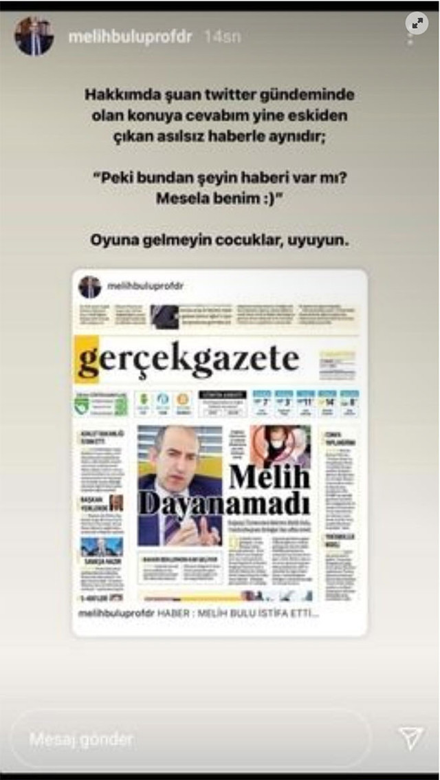 Boğaziçi Üniversitesi rektörlüğünden alınan Prof. Dr. Melih Bulu fena rezil oldu - Resim: 0