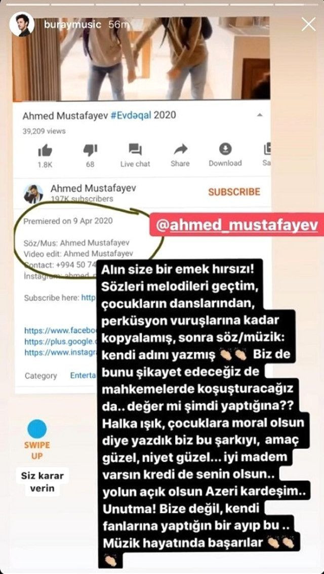 Buray Azeri şarkıcının hırsızlığını ifşa etti 'Çocuklar için yapmıştık' - Resim: 3