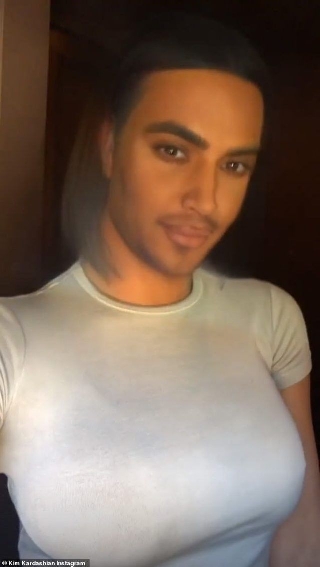 Kim Kardashian'ın erkek hali olay! Kourtney de ablasına uydu - Resim: 2