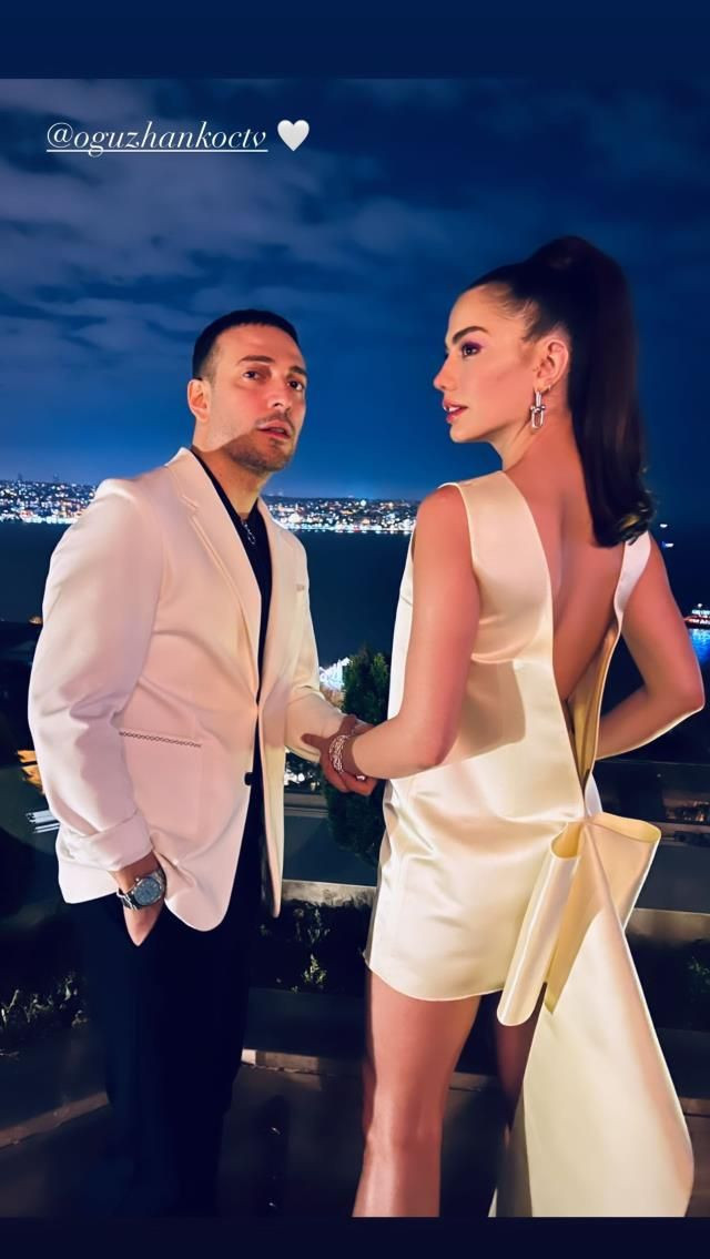 Demet Özdemir 30. yaşına Oğuzhan Koç'un romantik sürpriziyle girdi elbisenin arkası olay - Resim: 4