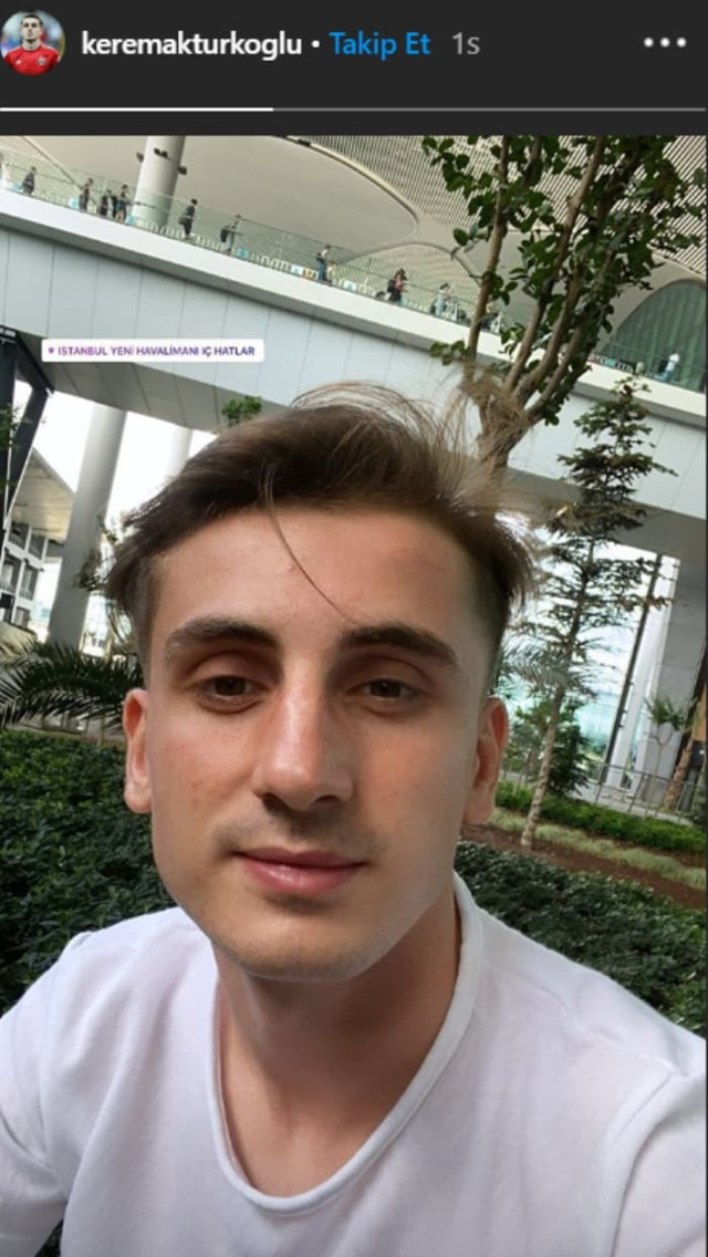 Galatasaray'ın el sıkıştığı Kerem Aktürkoğlu, İstanbul'a geldi - Resim: 0