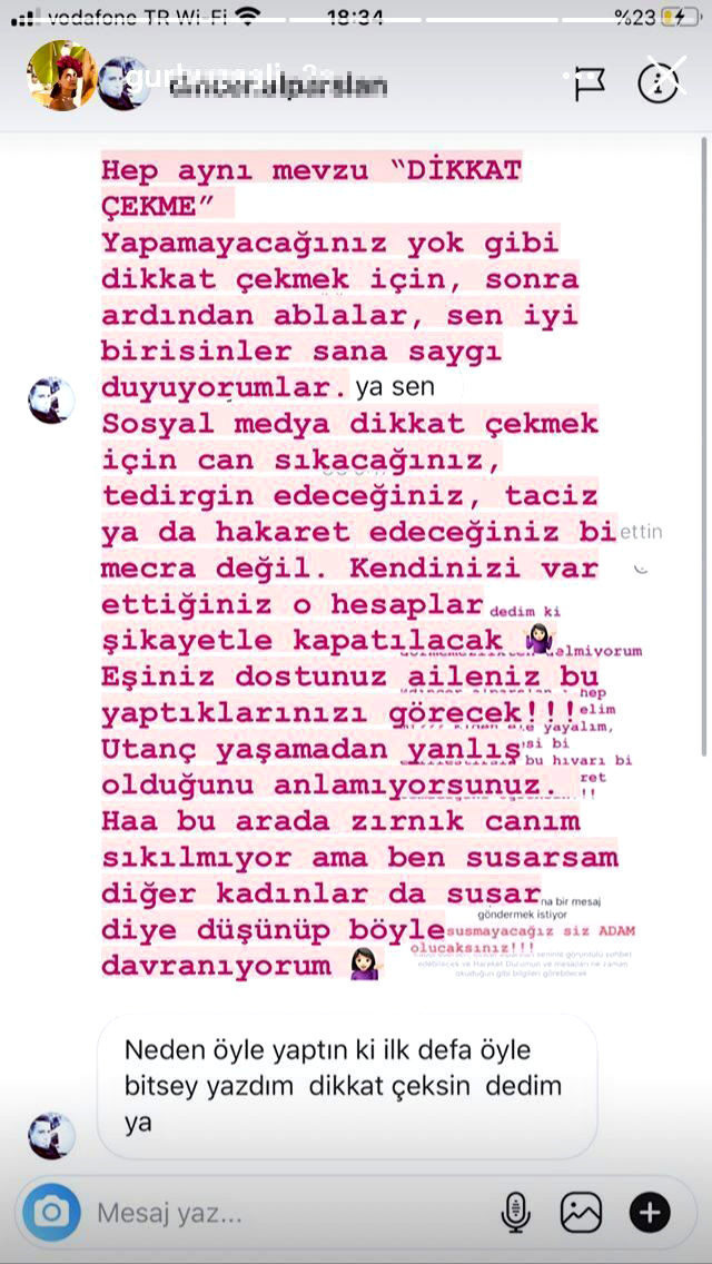 Aslıhan Gürbüz ifşa mesajı instagramı yıktı ne yazdılar? - Resim: 1