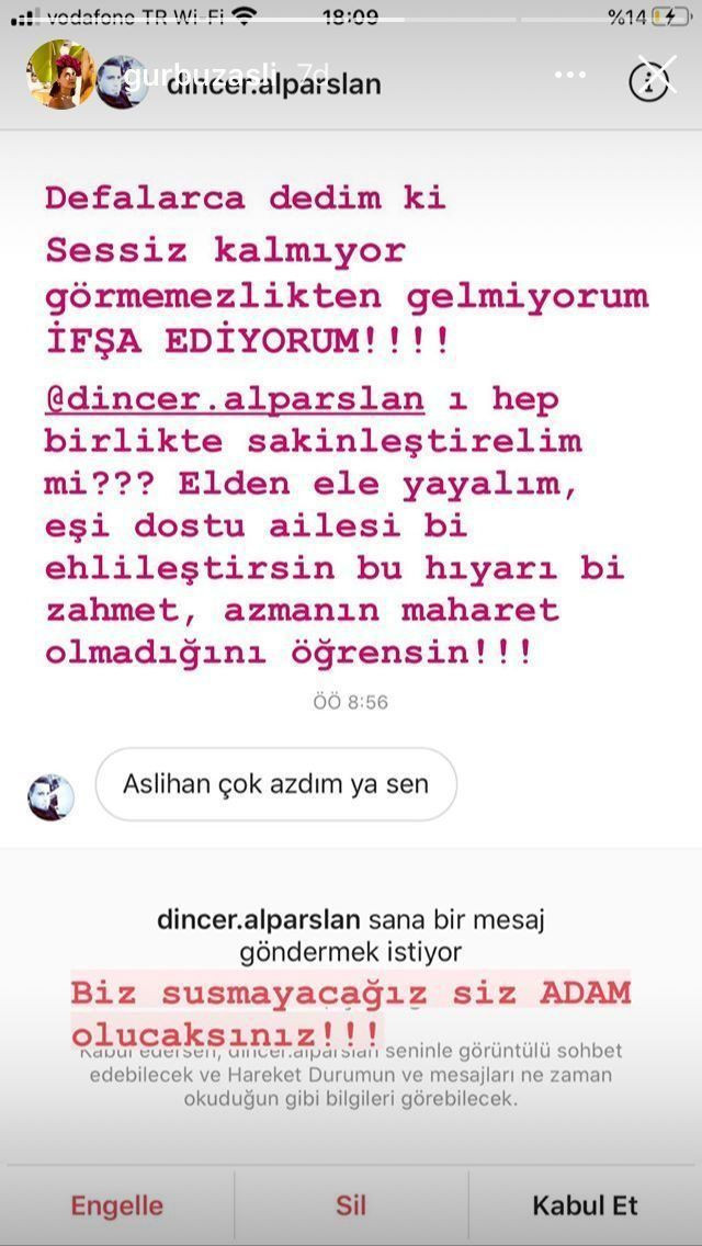Aslıhan Gürbüz taciz mesajını ifşa etti sapkın mesaj atan bakın ne yazdı - Resim: 2