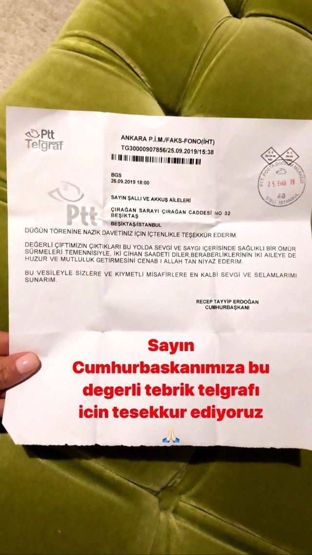 Cumhurbaşkanı Erdoğan Ebru Şallı'yı tebrik etti! İki cihan saadeti diledi - Resim: 3