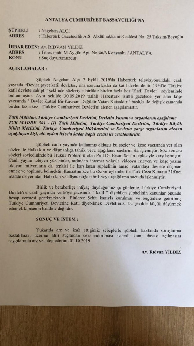 Nagehan Alçı'ya bir kötü haber daha! Canlı yayındaki katil devlet sözleriyle ilgili - Resim: 0