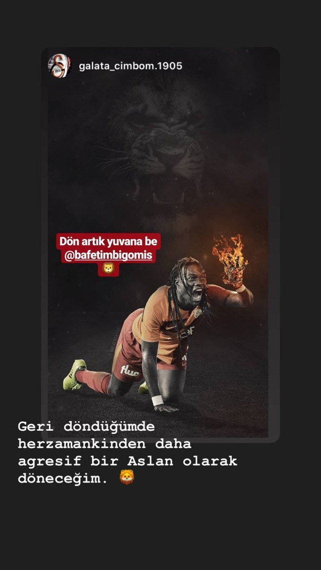 Gomis'ten Galatasaraylıları heyecanlandıracak paylaşım - Resim: 0