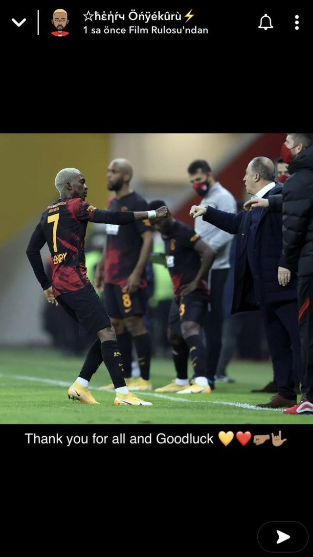 Onyekuru ile ipler koptu! Galatasaray'a veda paylaşımı - Resim: 0
