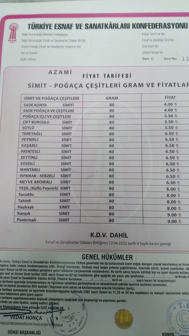 Simide yine zam geldi! 4 liraya çıkan simidin fiyatı ekmeğin fiyatını geçti - Resim: 0
