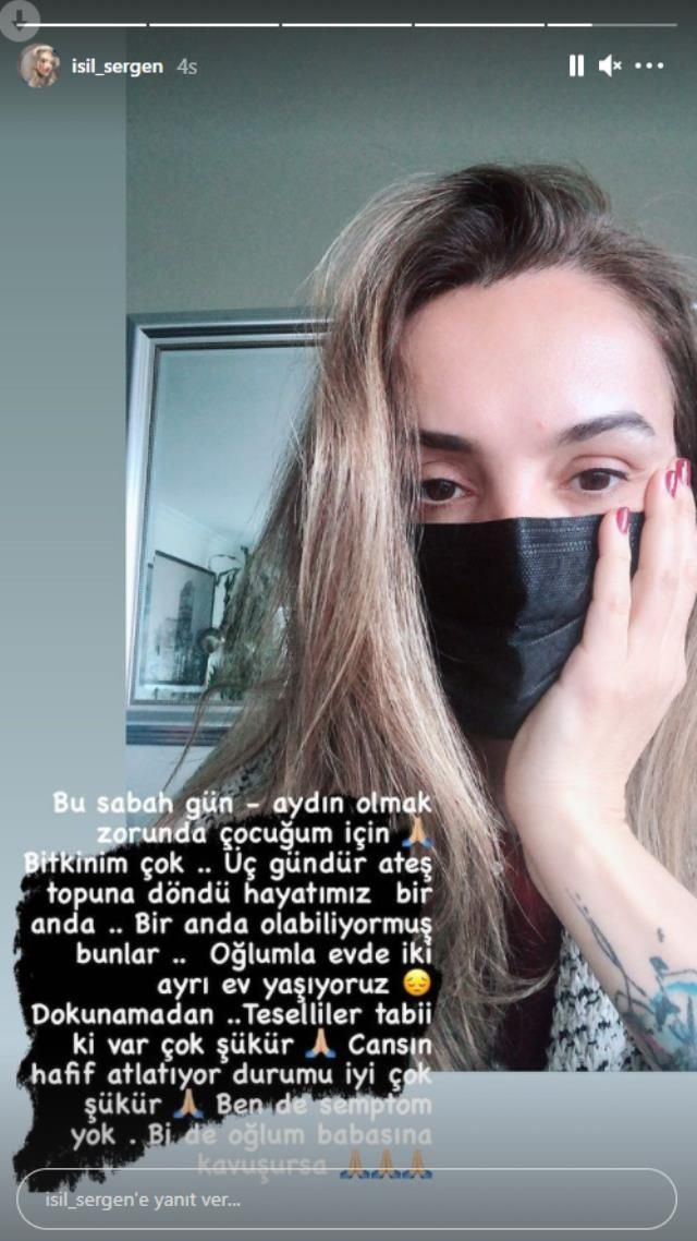 Entübe edilen Burak Sergen'in oğlu da Covid'e yakalandı eski eşi Işıl Sergen açıkladı - Resim: 3