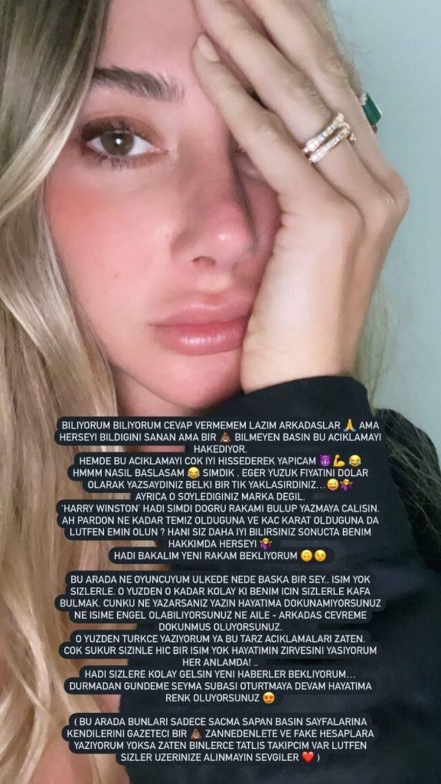 Şeyma Subaşı yine Türk basınını hedef aldı Seren Serengil demediğini bırakmadı - Resim: 3