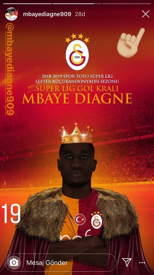 Mbaye Diagne'den olay paylaşım - Resim: 0