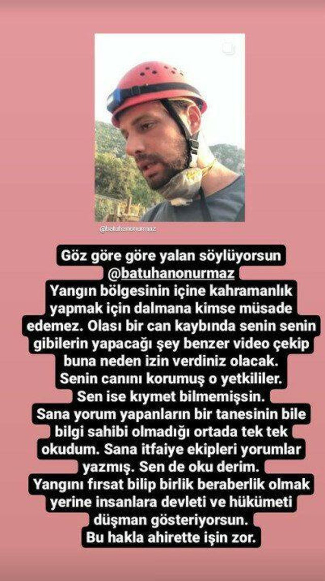 Sosyal medya fenomeni Batuhan Onur Maz çekim yapmasına izin verilmeyince itfaiyeye iftira attı - Resim: 1