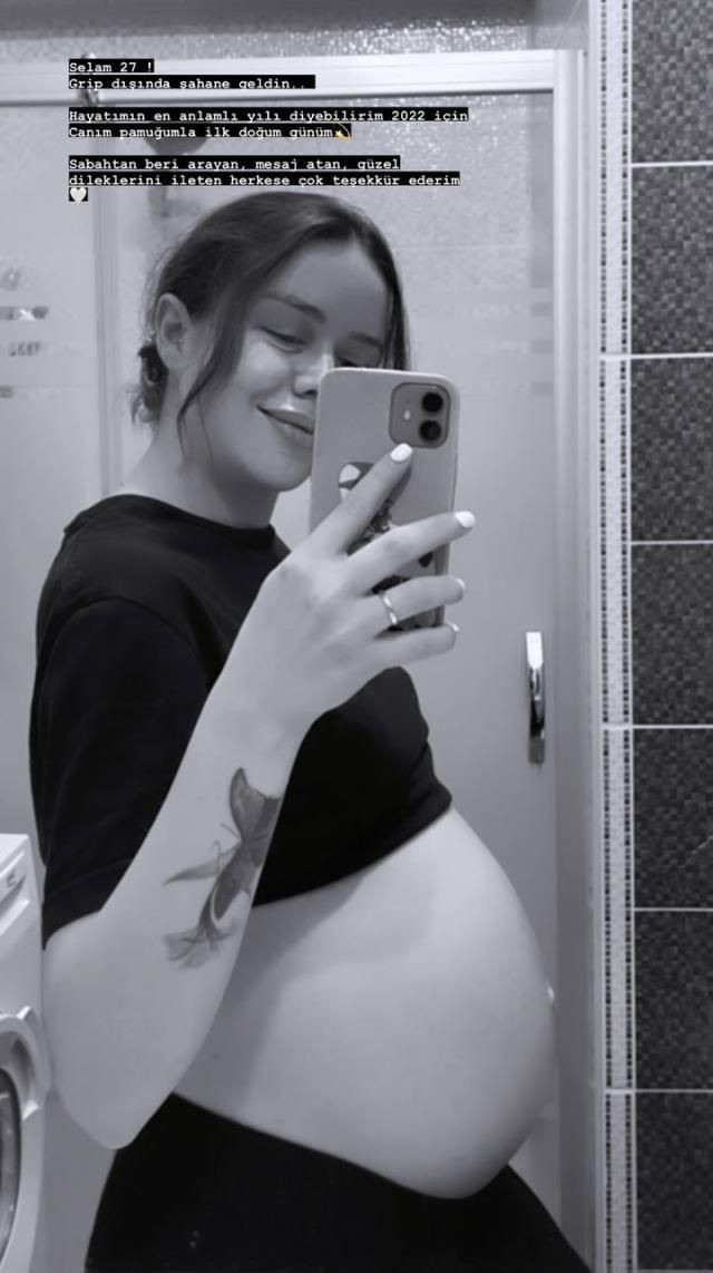 Hamilelik heyecanı ünlü oyuncuyu sardı Yağmur Ün'den karnı burnunda pozlar! - Resim: 2