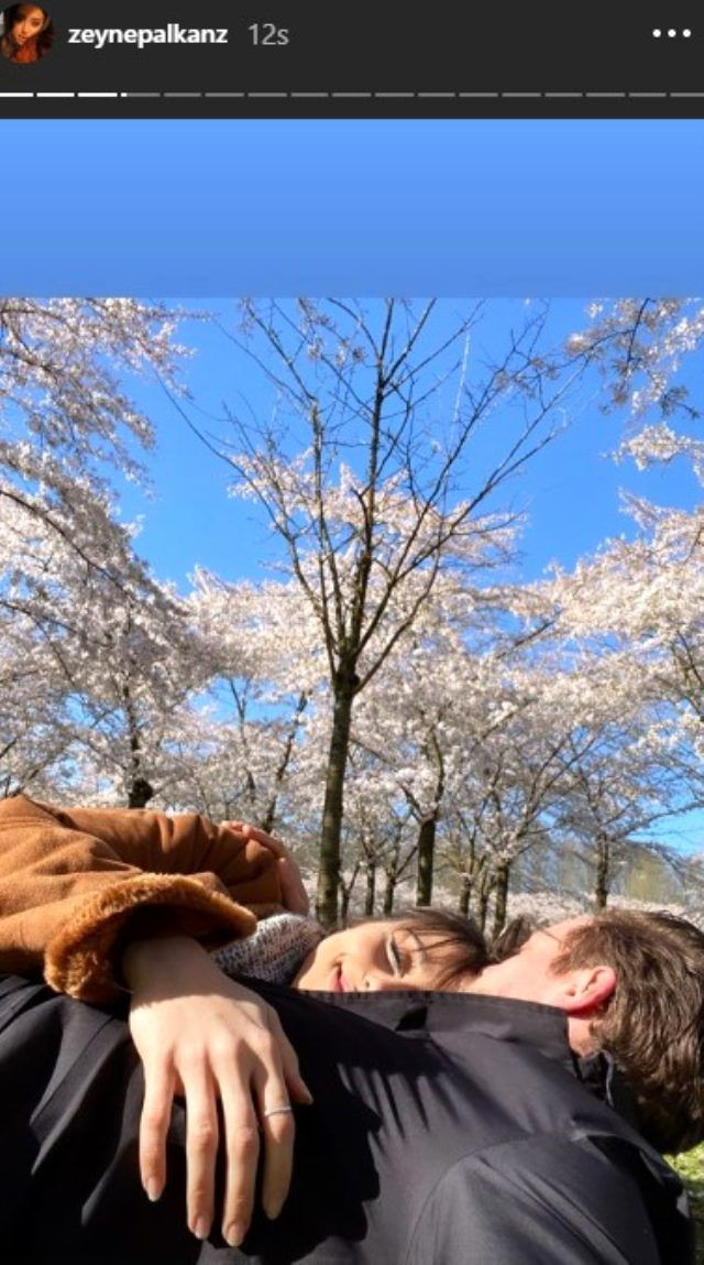 Hamdi Alkan'ın kızı Zeynep Alkan Hollanda'da sevgilisiyle karantinada ormana gitti - Resim: 1