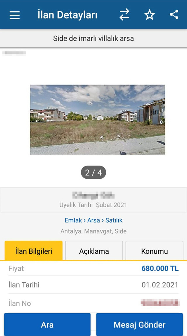 Antalya'da paha biçilemeyen arsa üzerinden 'Kapora' tuzağıyla dolandırıcılık - Resim: 2