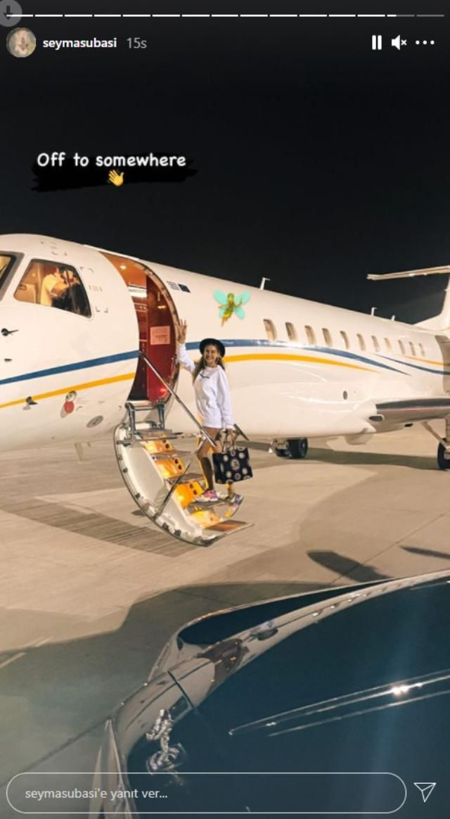 Şeyma Subaşı'nın sevgilisi Mohammed Alsalouissi özel jeti ayarladı içine de sürpriz kondurdu - Resim: 3