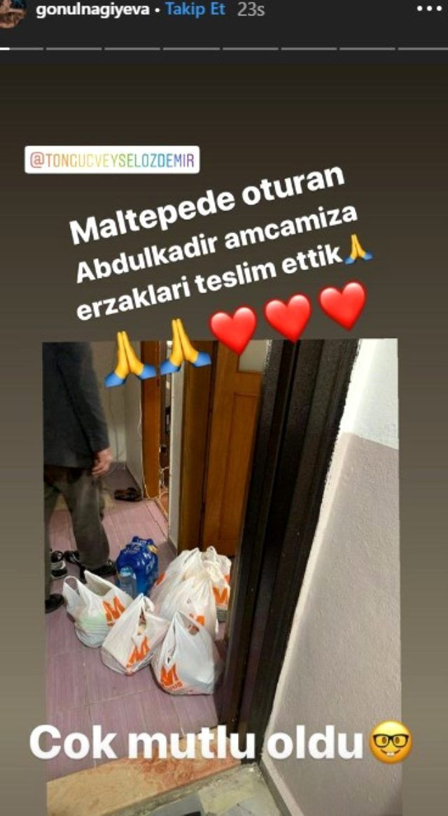 Diriliş Ertuğrul'un yıldızı Gönül Nagiyeva yaşlılar için yaptığıyla takdir topladı - Resim: 4