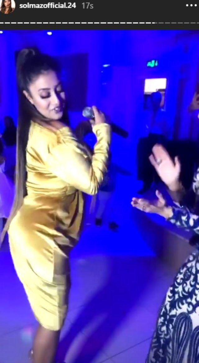 +18 videoları olay olmuştu Solmaz Çiros düğüne şarkıcı olarak gitti kalça dansı yaptı - Resim: 3