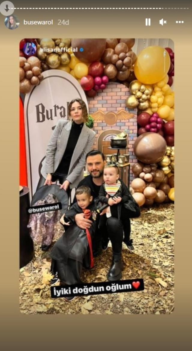 Alişan ve Buse Varol boşanıyor derken oğulları Burak'ın doğum gününde noktayı koydular! - Resim: 2