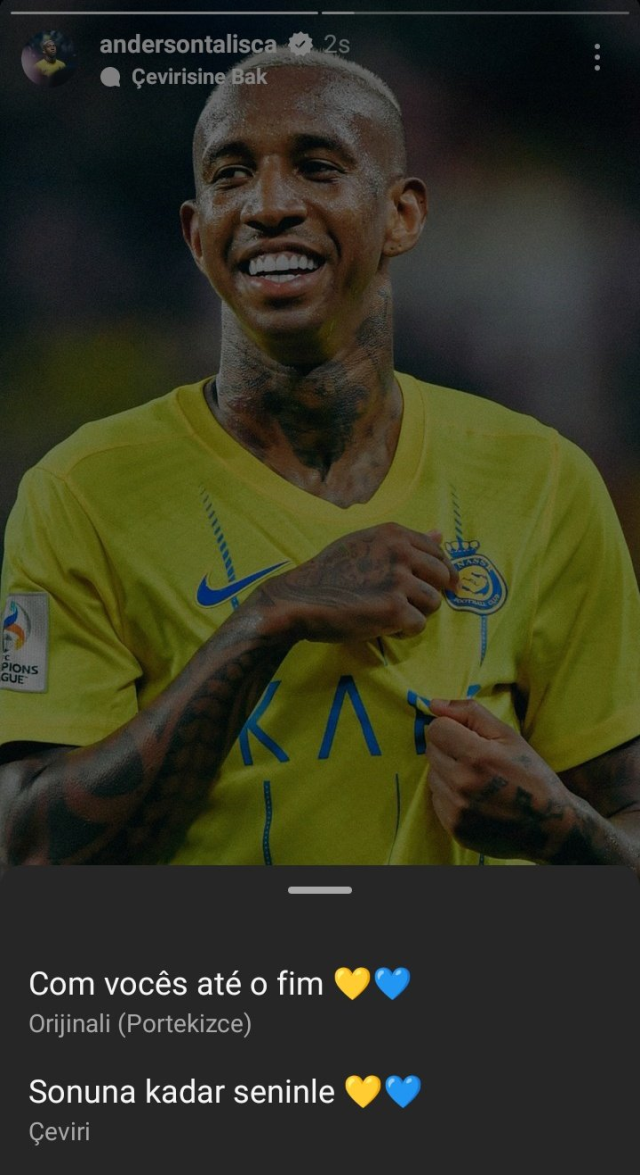 Aziz Yıldırım'ın açıklaması sonrası Talisca'dan dikkat çeken paylaşım - Resim: 0