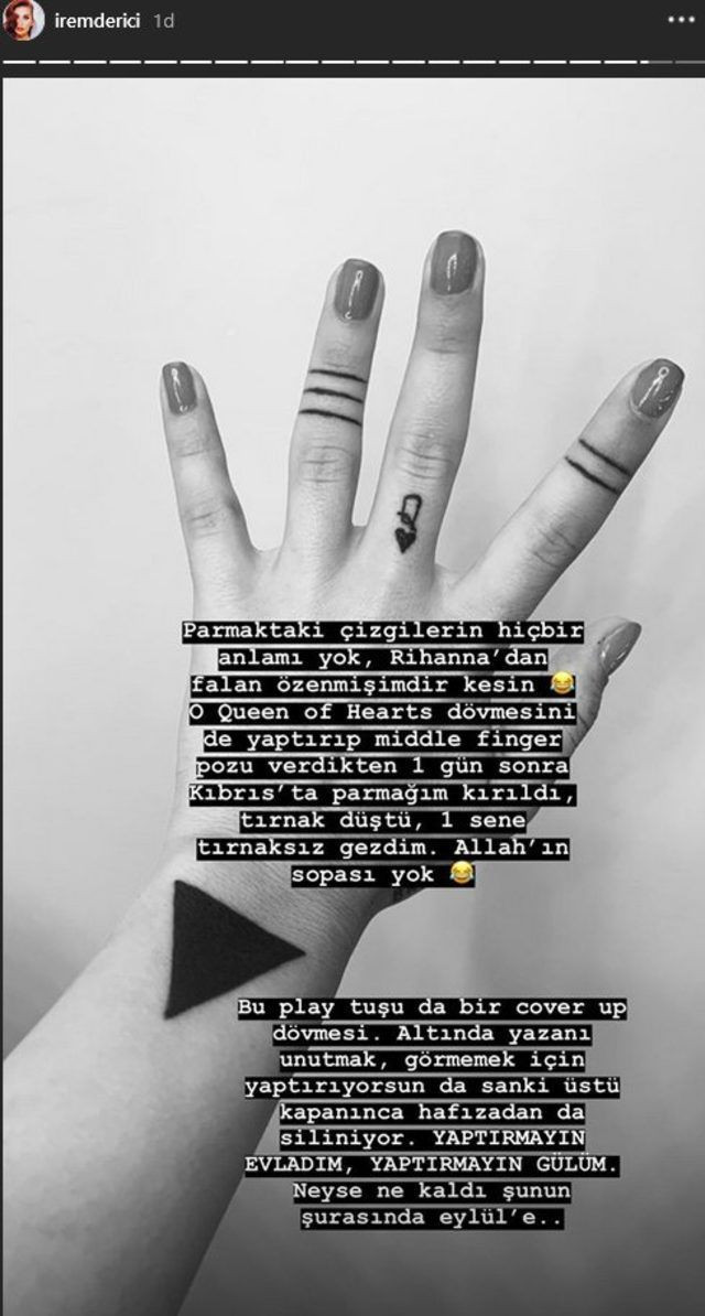 33 tane dövmesi olan İrem Derici tek tek dövmelerinin anlamını açıkladı - Resim: 4