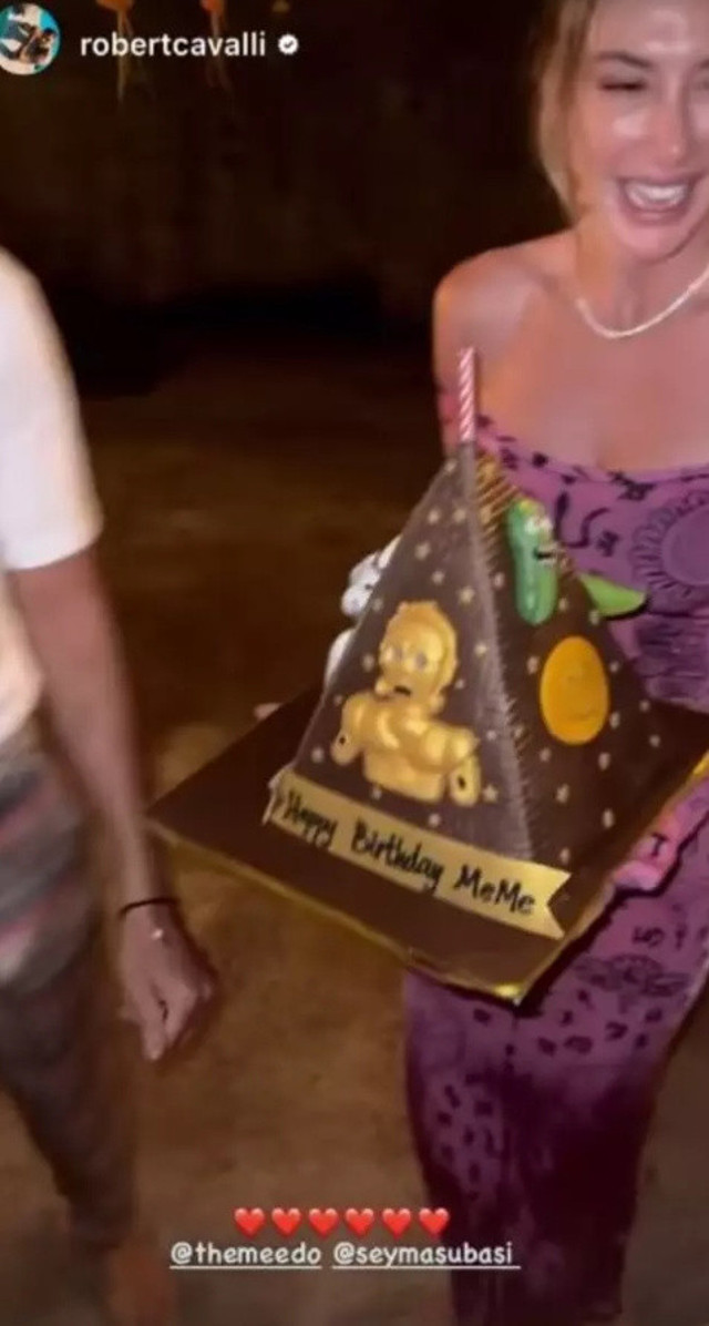 Şeyma Subaşı kocası Meedo'nun doğum gününü kutladı! Sosyal medya yıkıldı, pasta olay oldu! - Resim: 3