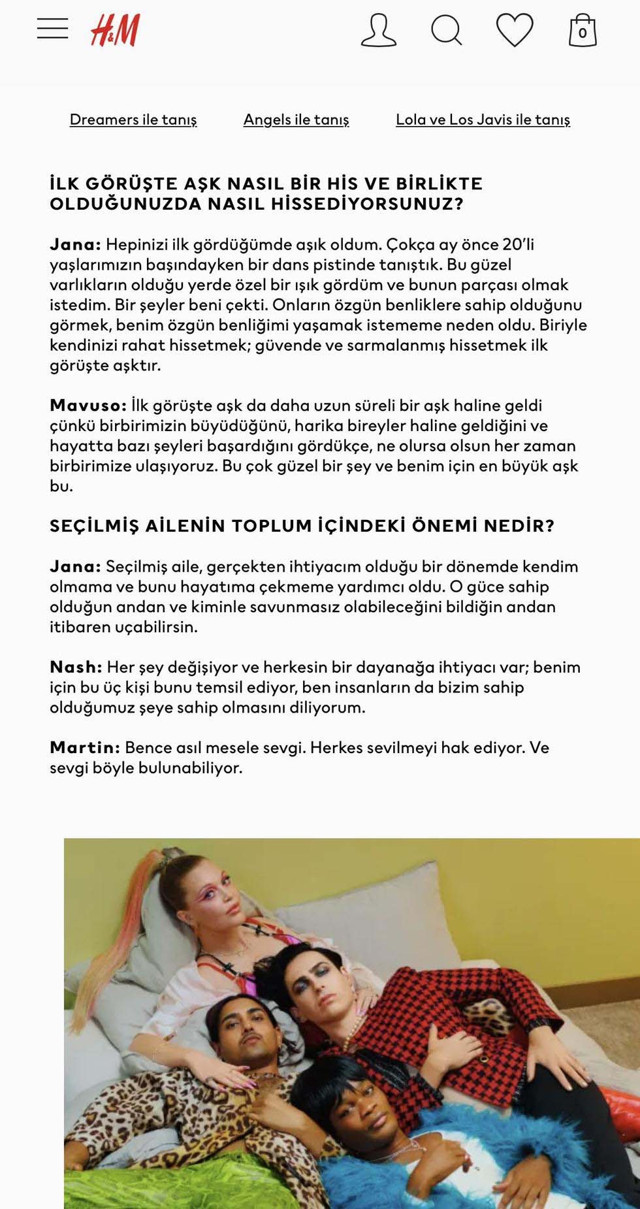 İsveçli moda markası H&M'den Türkiye'de skandal LGBT propagandası aileyi hedef aldılar! - Resim: 1