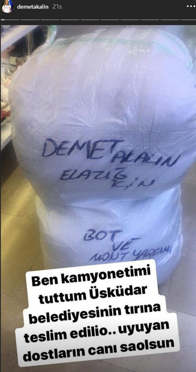 Demet Akalın Elazığ için paylaştı meslektaşlarına olay gönderme yaptı - Resim: 2