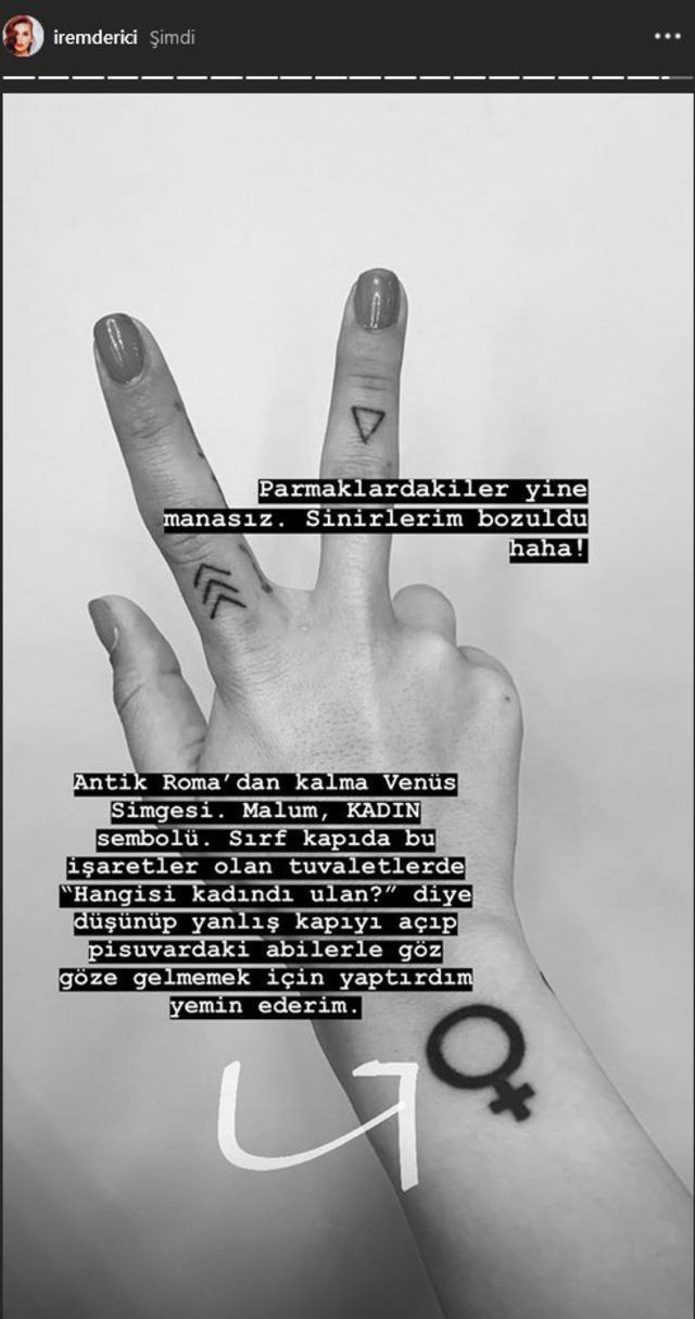 33 tane dövmesi olan İrem Derici tek tek dövmelerinin anlamını açıkladı - Resim: 3