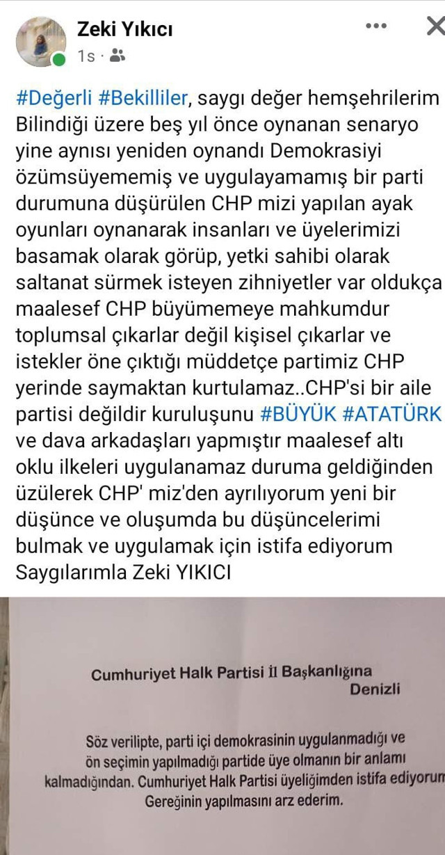 O aday adayı CHP'den istifa etti! "Atamalı memur mu atıyorsunuz" diyerek tepki göstermişti - Resim: 0