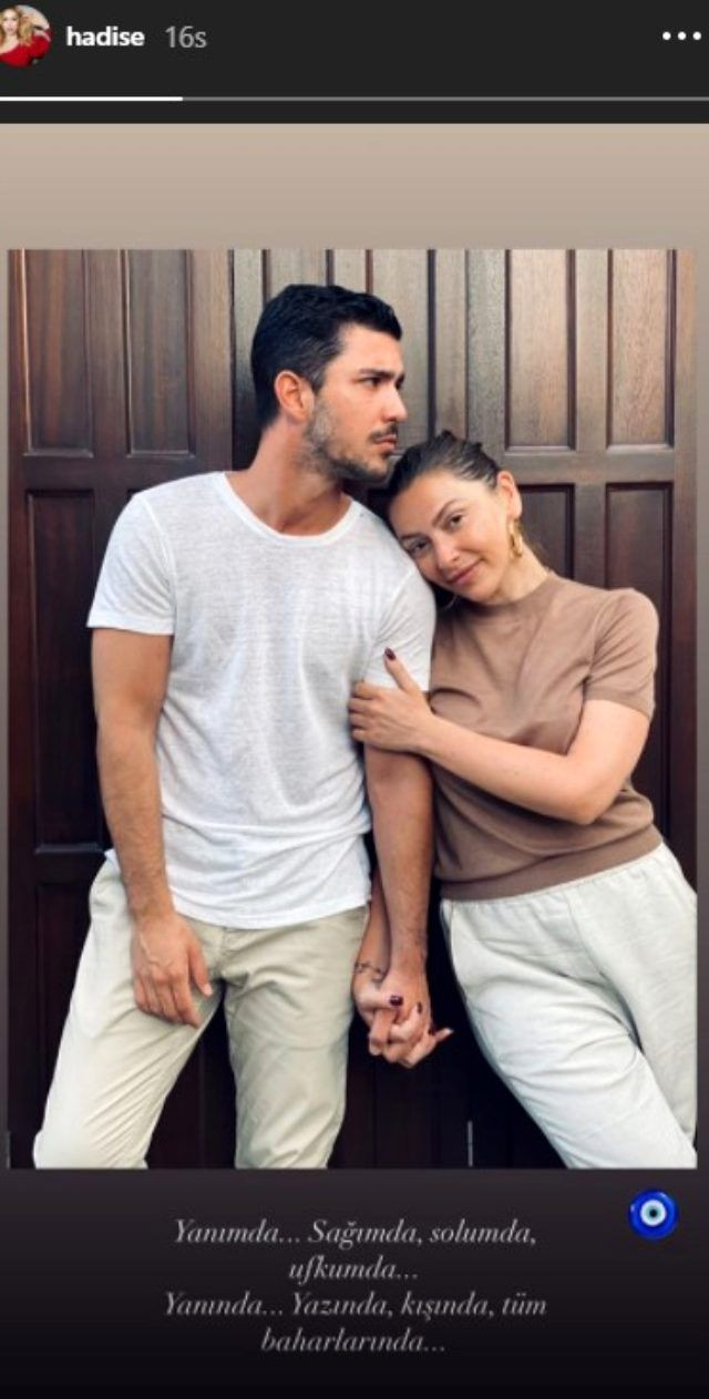 Hadise Kaan Yıldırım'la el ele pozunu paylaştı bakın altına neler yazdı - Resim: 3