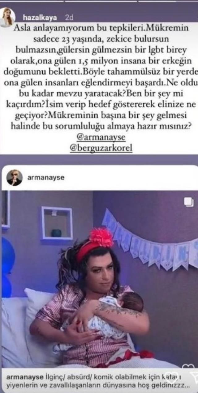 Mükremin Gezgin skandalına Hazal Kaya destek verdi Bergüzar Korel'e resti çekti! - Resim: 3