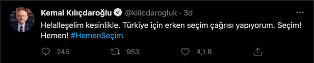 Akşener ve Kılıçdaroğlu'ndan Cumhurbaşkanı Erdoğan'a ‘helallik’ cevabı: Korkma, sandığı getir - Resim: 1