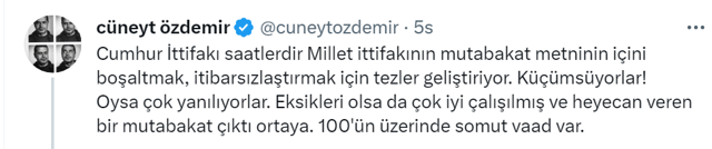 Cüneyt Özdemir Millet İttifakı safına mı geçti! Cumhurbaşkanı Erdoğan'ın adaylığıyla ilgili olay sözler... - Resim: 0