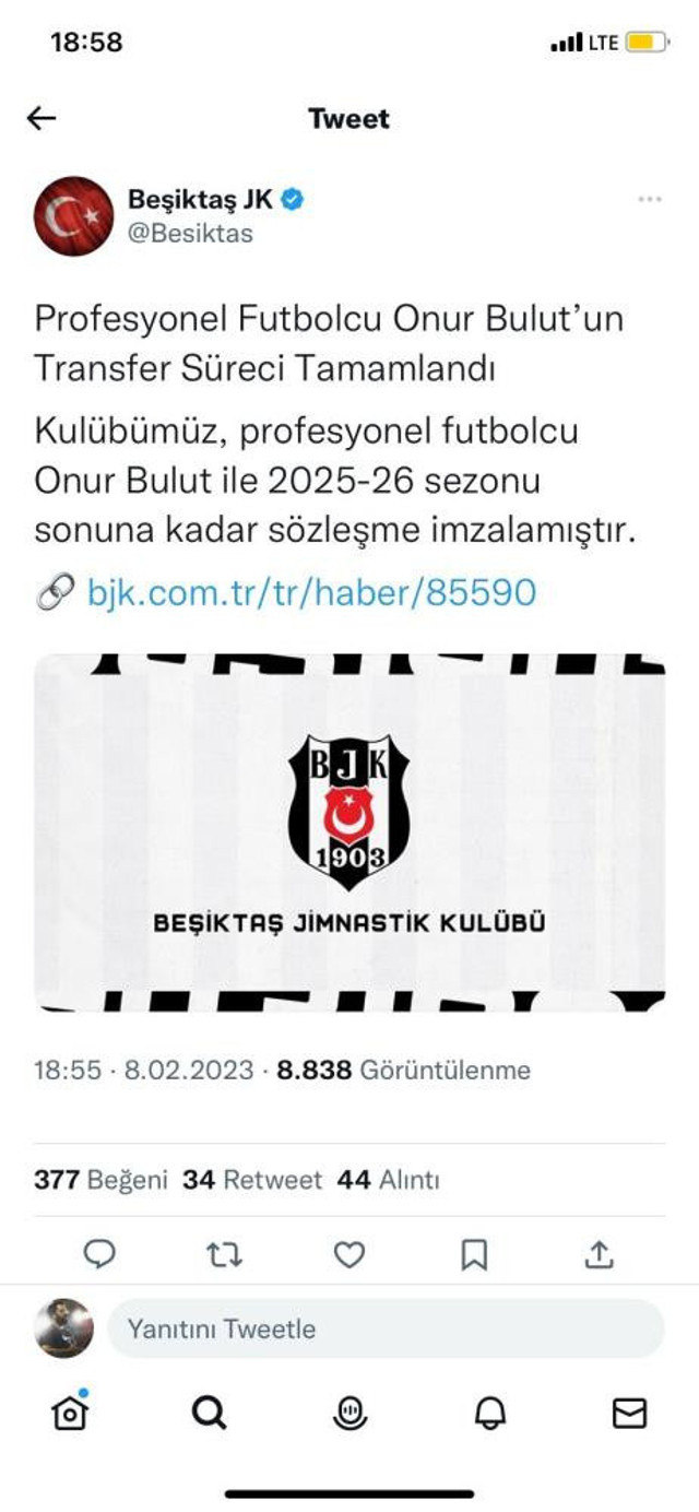 Kayserispor’dan Beşiktaş'a transfer tepkisi! "7 gün yas ilan edildi, gündeminiz Onur mu?" - Resim: 0