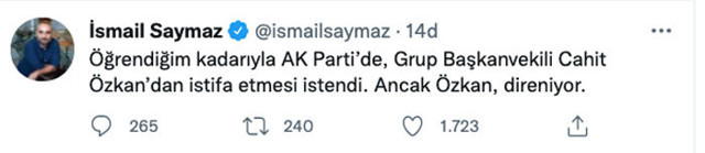 AK Parti Grup Başkanvekili Cahit Özkan BAE için ne dedi? İstifası isteniyor - Resim: 0