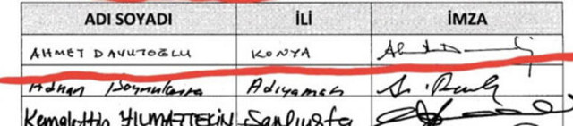 Ali Babacan'dan sonra ve Ahmet Davutoğlu'nun imzası ifşa oldu! Siyasi ikiyüzlülük... - Resim: 3