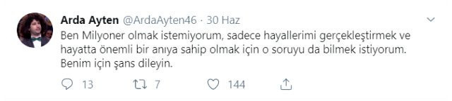 1 milyonluk soruyu bilen Arda Ayten Instagram'da fenomen oldu - Resim: 1