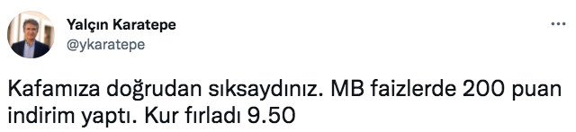 Merkez Bankası faizi kararına Ekonomist yorumları : Doğrudan kafamıza sıksaydınız - Resim: 2