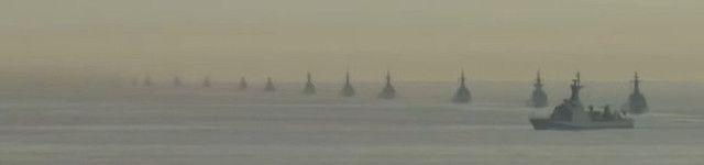 İstanbul Boğazı'ndan tarihi geçiş! Cumhurbaşkanı Erdoğan Vahdettin Köşkü’nde donanmayı selamladı - Resim: 0